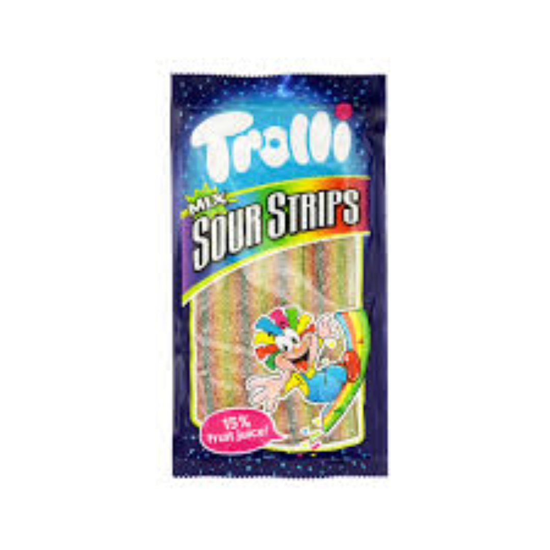 TROLLI GUMMIES MIX SOUR STRIPS 85G